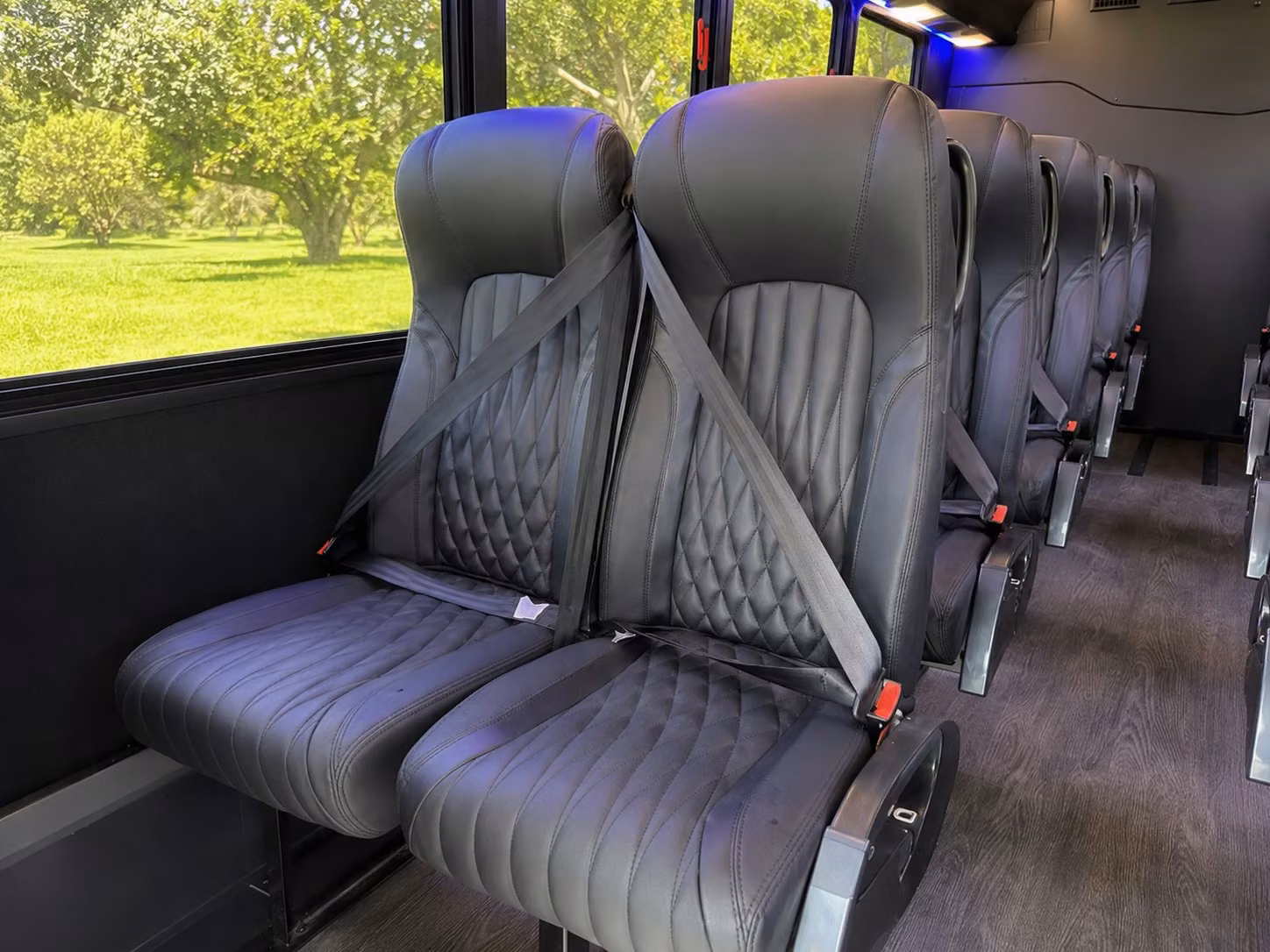 20 passenger minibus interior