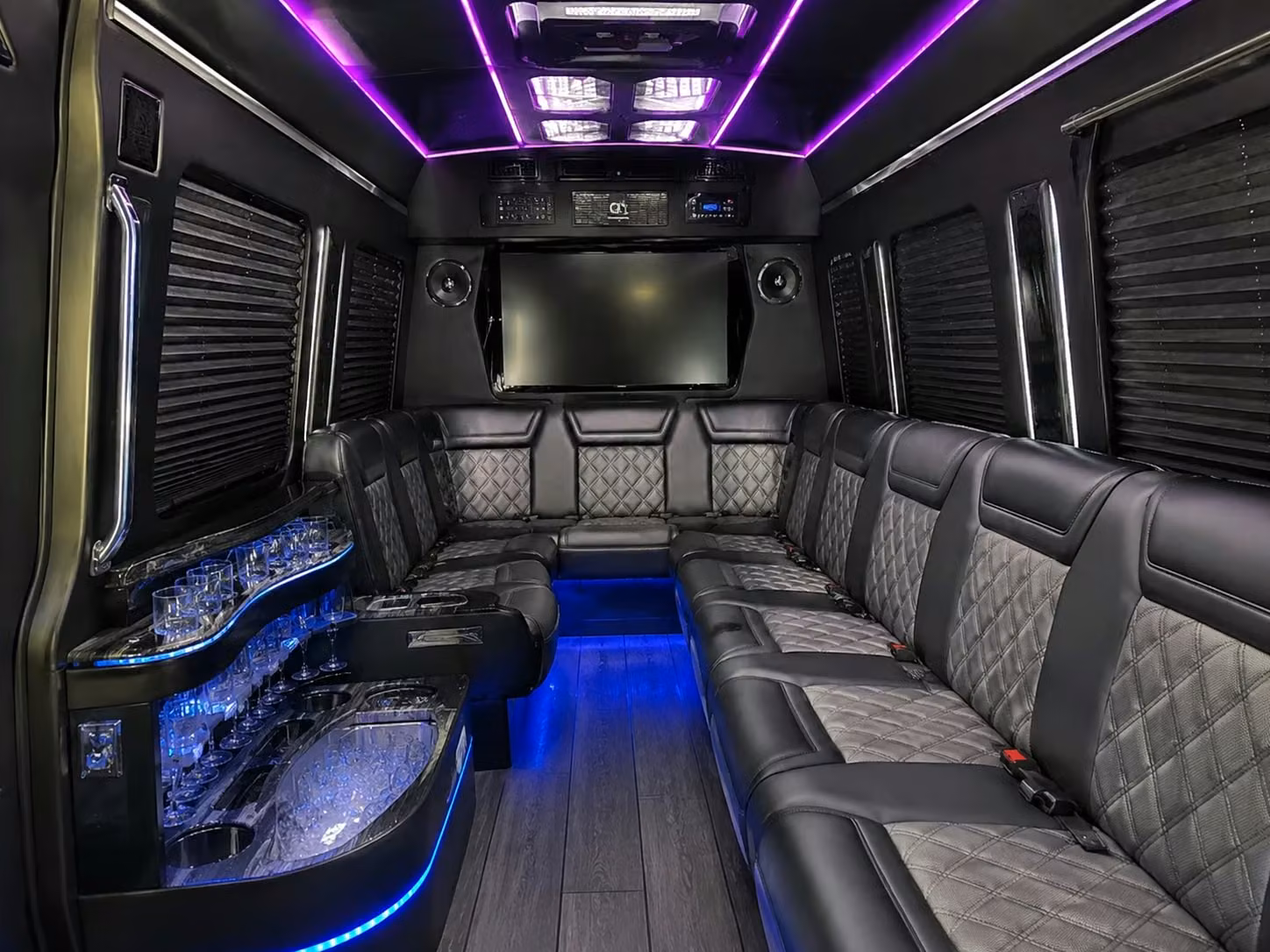 airport shuttle bus rentals for sunrise wedding guests flying into fort lauderdale or miami