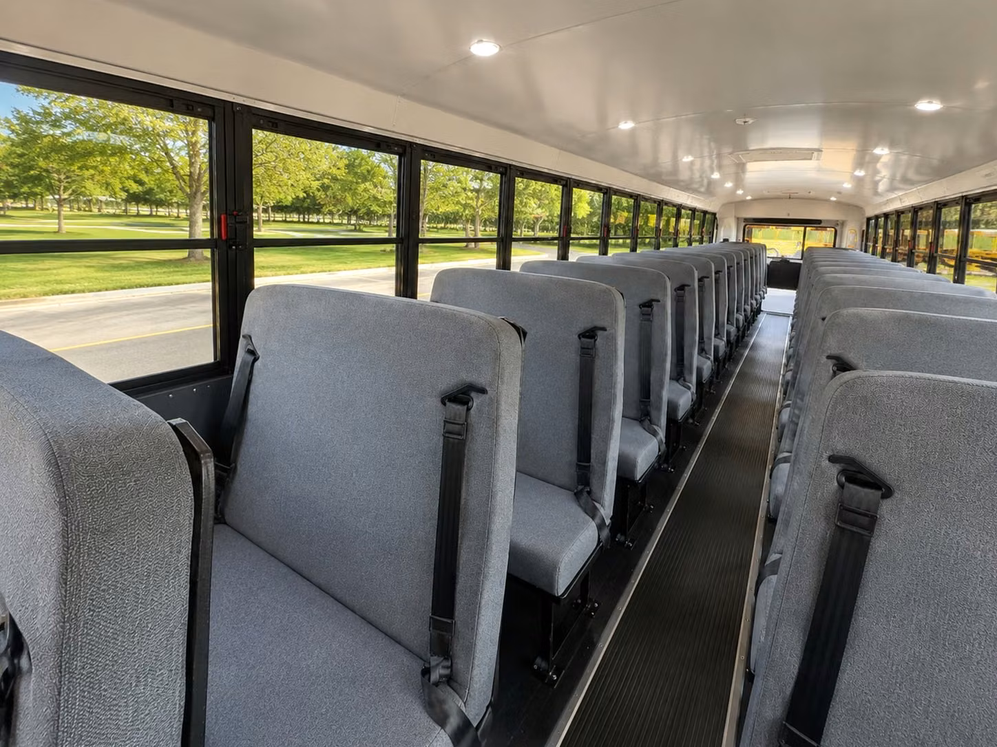 school bus interior