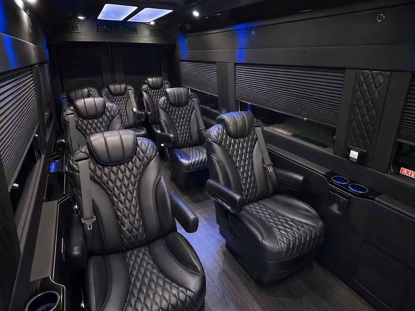sprinter van with driver inside